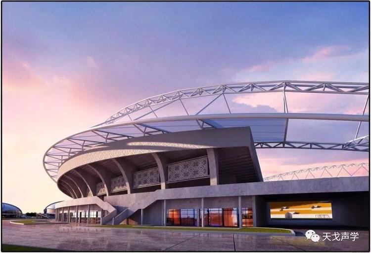 Acoustic design project of Guangxi Baise Sports Center