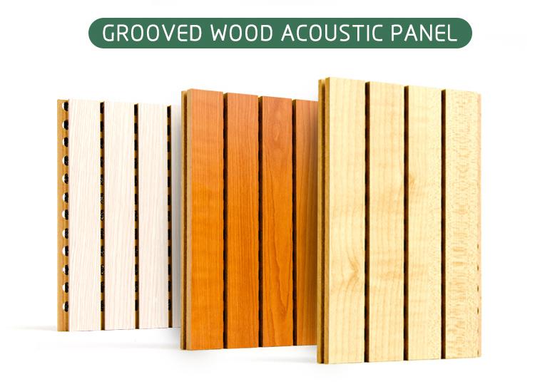 Grooved acoustic panels