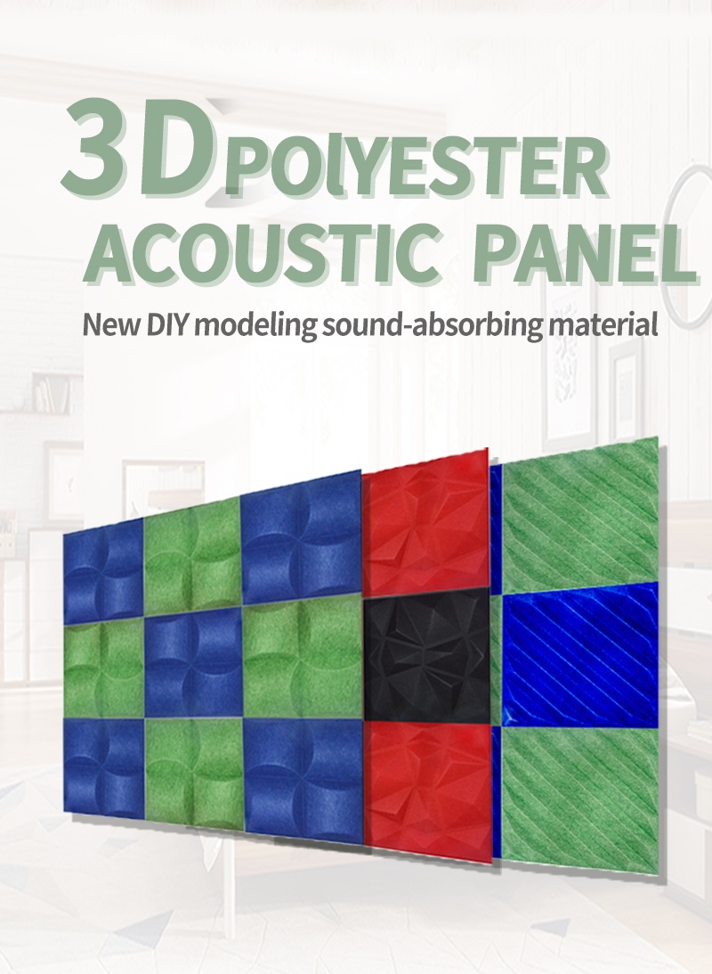 3D Polyester Acoustic Panel-1