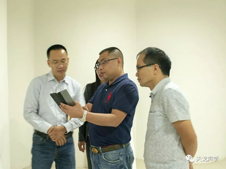 The leaders of the government of Lishui Town visited TianGe Acoustics-7