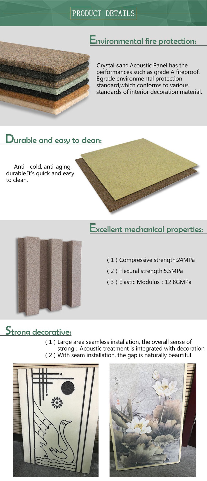 Crystal-sand acoustic panel-3