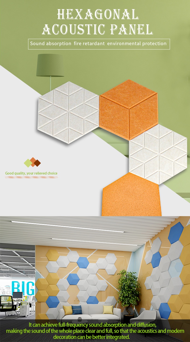 Hexagonal Acoustic Panel-1