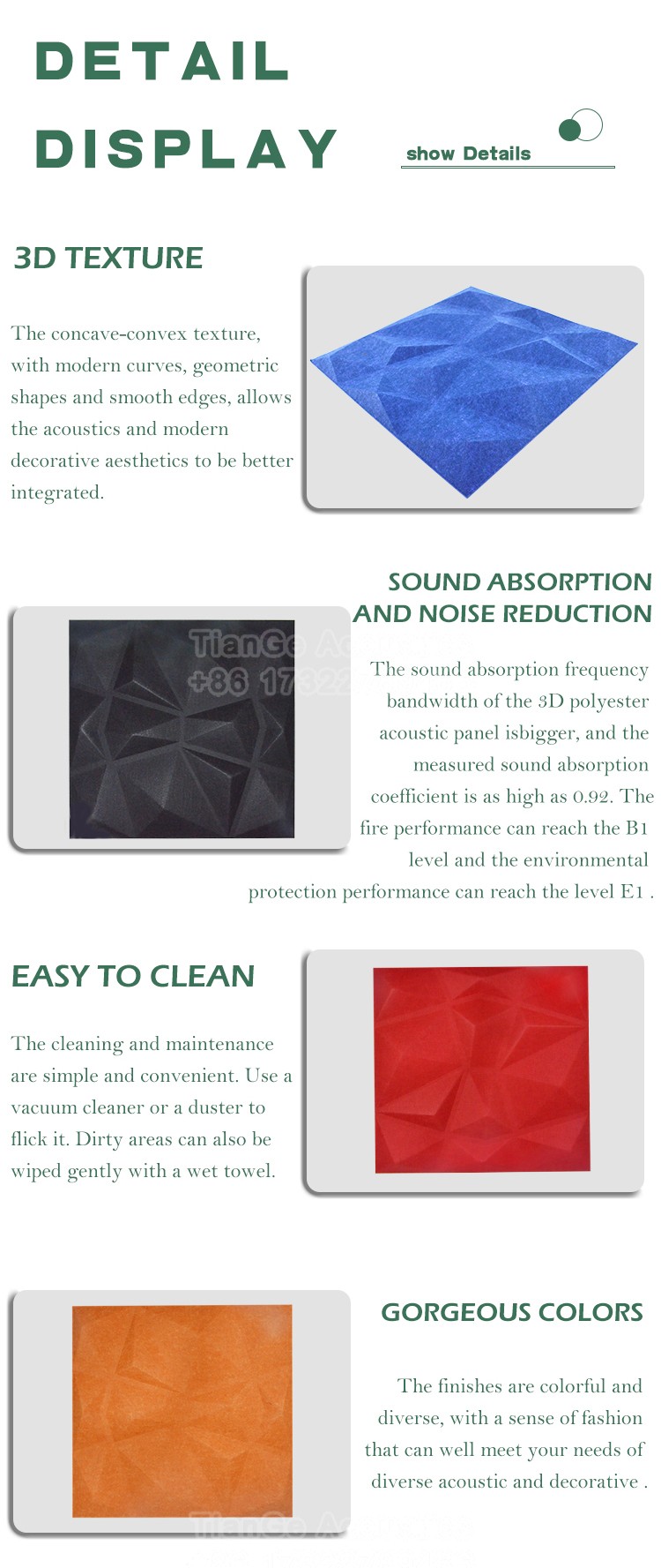 3D diamond acoustic wall panels-9