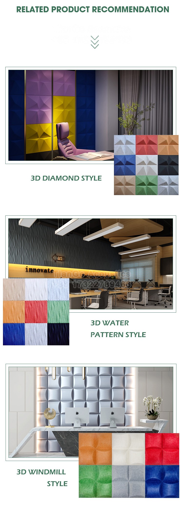 3D diamond acoustic wall panels-12