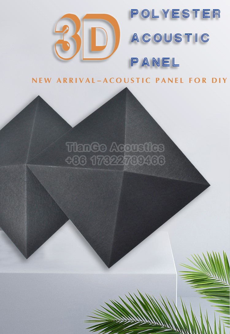 3D Pyramid Acoustic Wall Panels-1