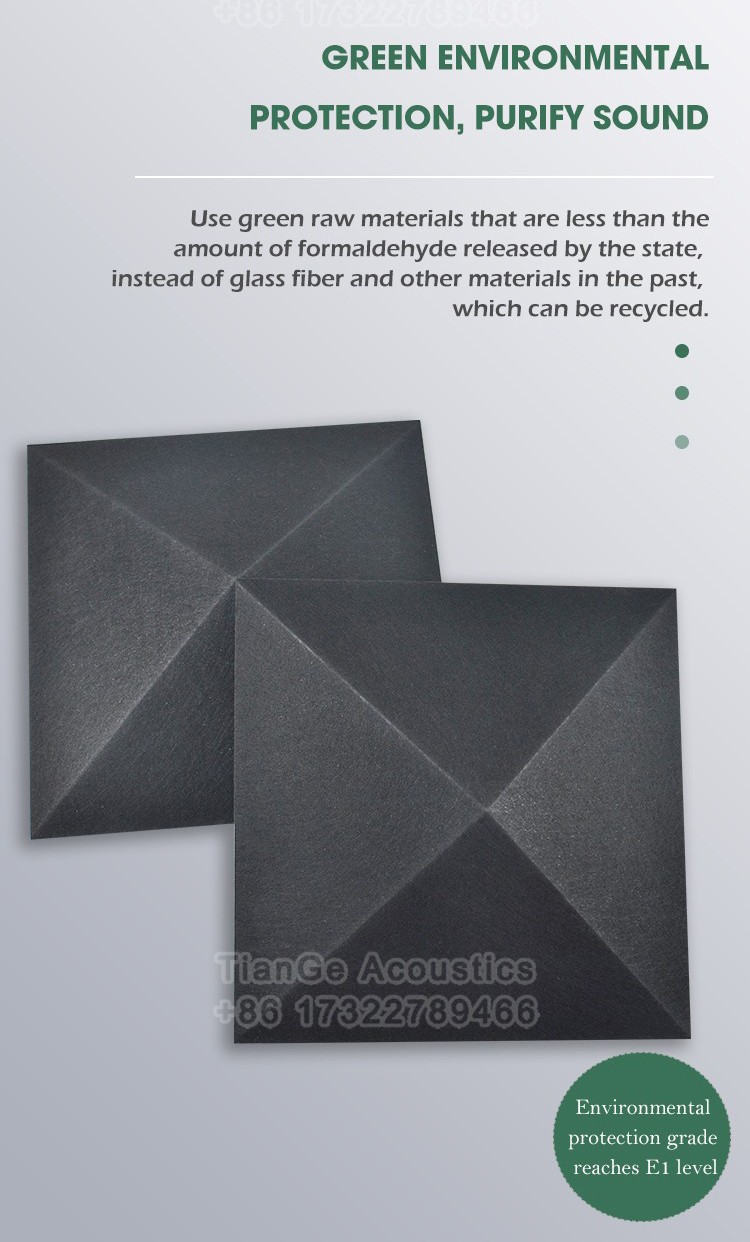 3D Pyramid Acoustic Wall Panels-4