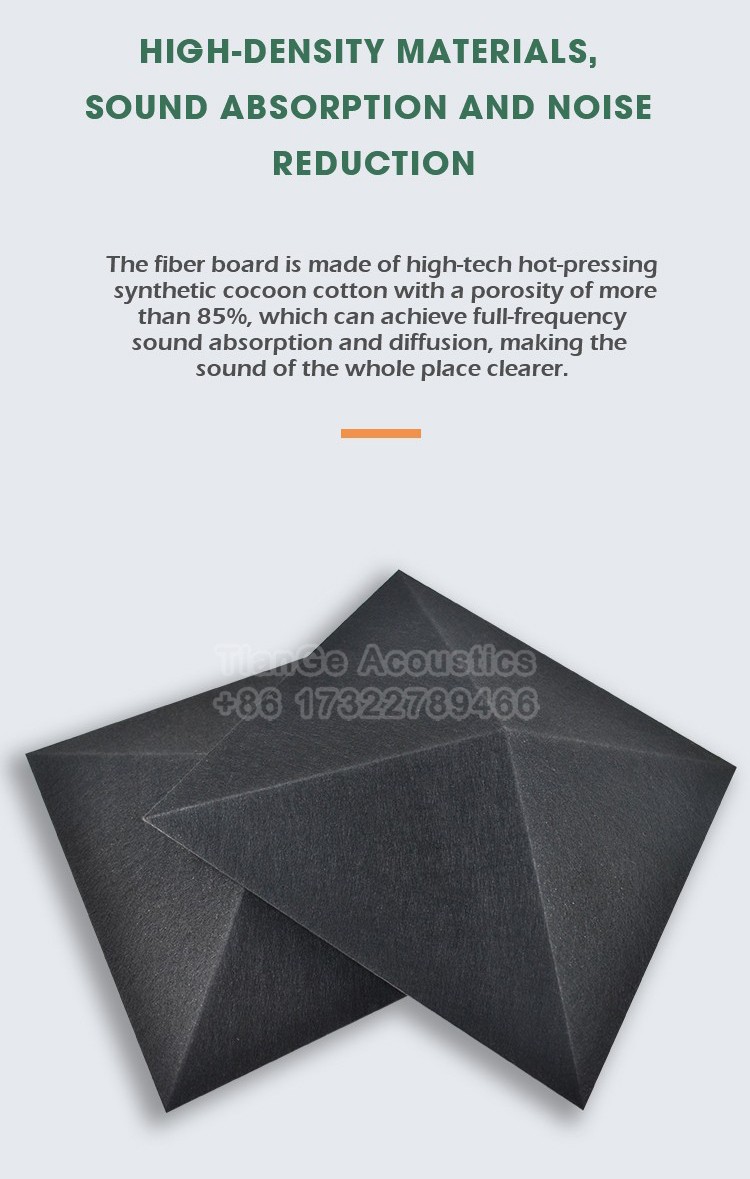 3D Pyramid Acoustic Wall Panels-5