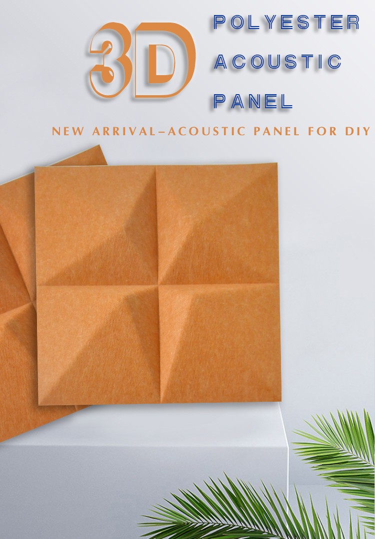 3D Four pointed star Acoustic Wall Panels-1