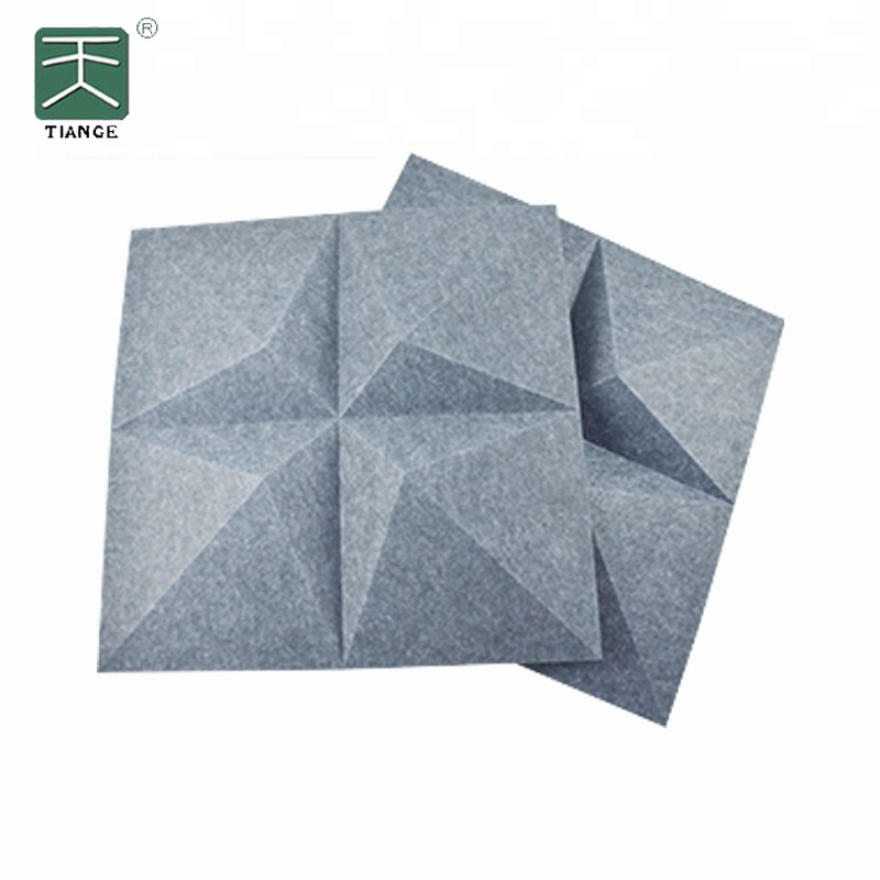 3D Four Pointed Star Acoustic Wall Panels