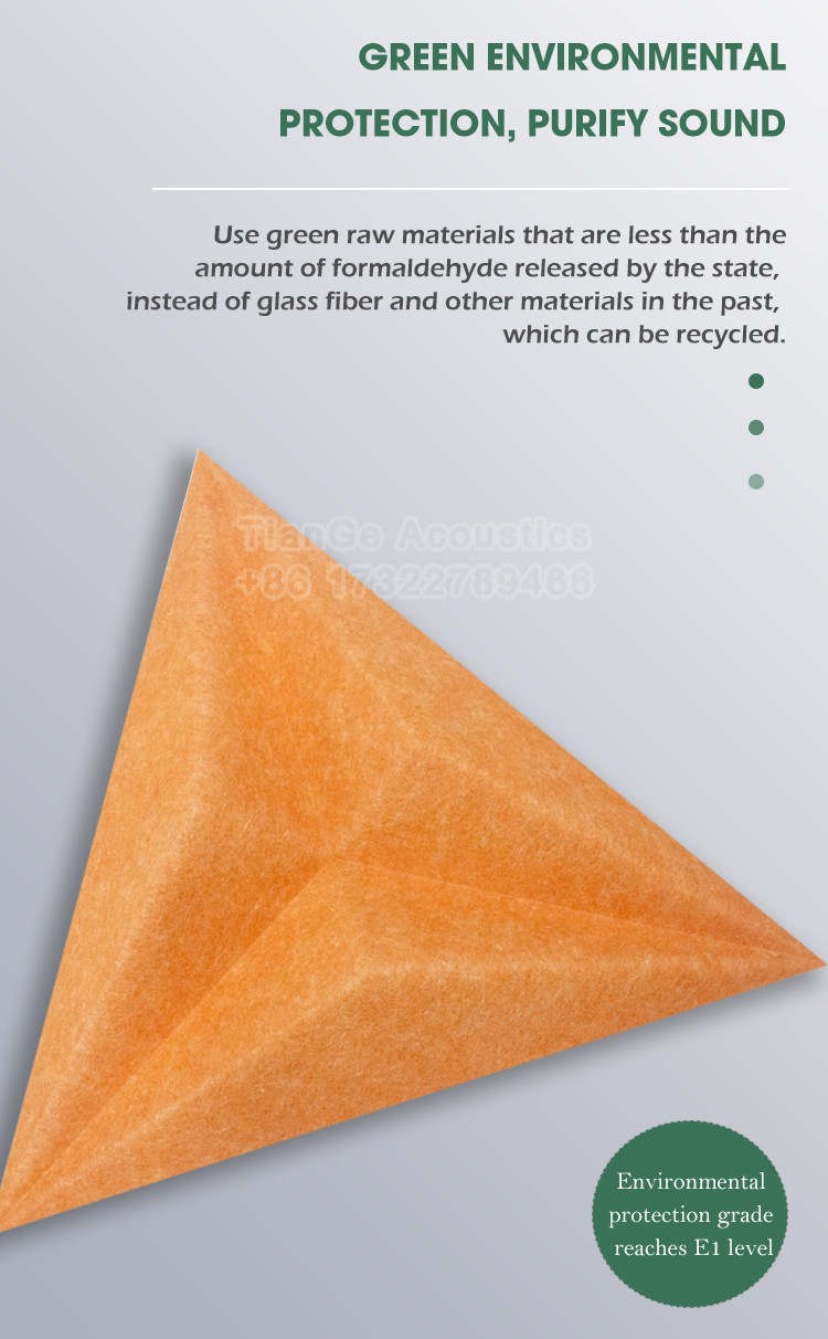 3D Triangle Acoustic Wall Panels-3