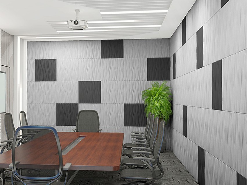 3D Wave Acoustic Wall Panels