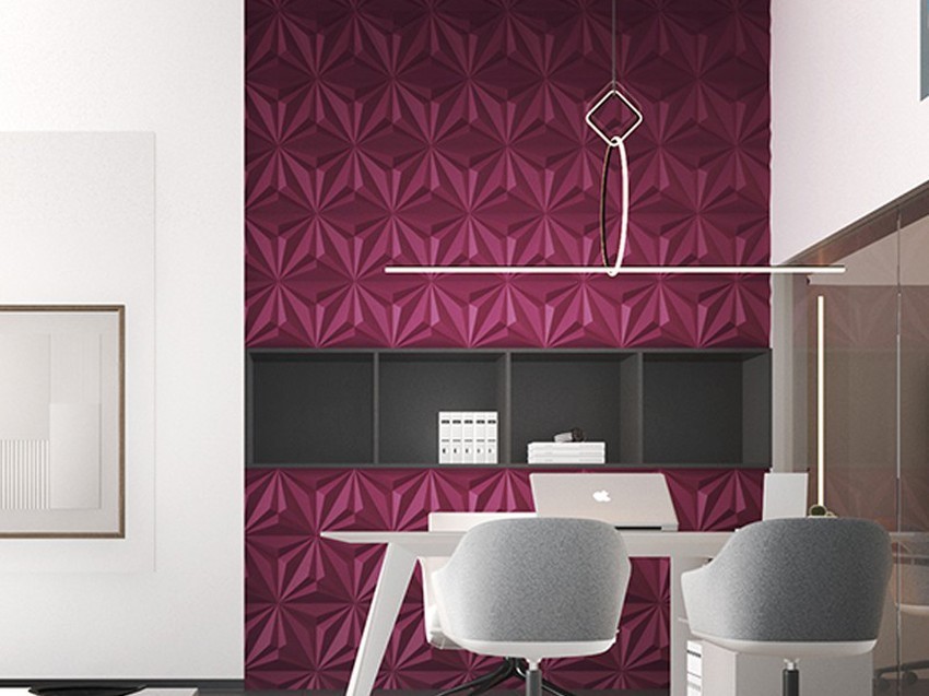 3D Triangle Acoustic Wall Panels