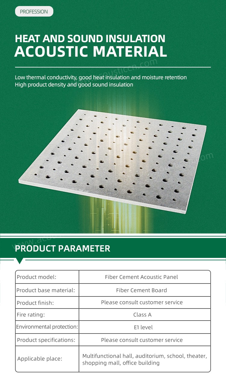 Fiber Cement Acoustic Panel-3