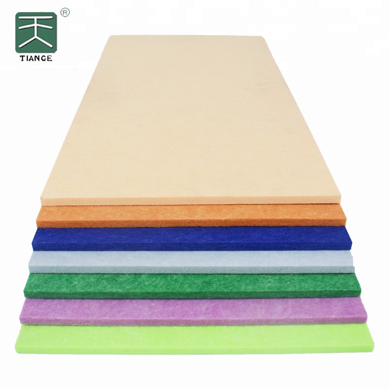 With Adhesive Polyester Fiber Acoustic Panel