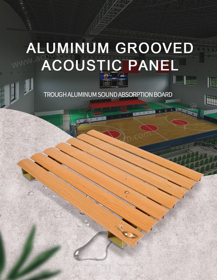 Aluminum Grooved Acoustic Panel-1