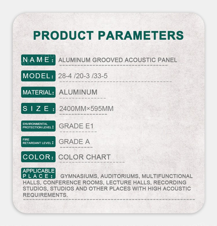 Aluminum Grooved Acoustic Panel-6