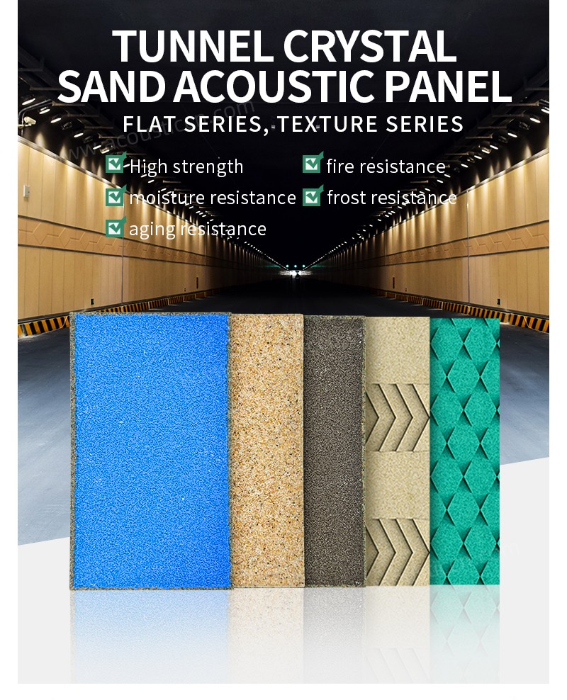 Tunnel Crystal Sand Acoustic Panel-0