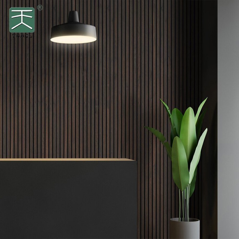 Interior Eco-Friendly Slat Wood Wall Panels