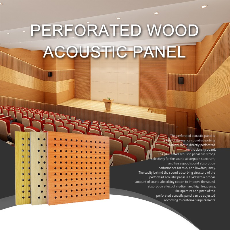 Perforated Wood Acoustic Panels