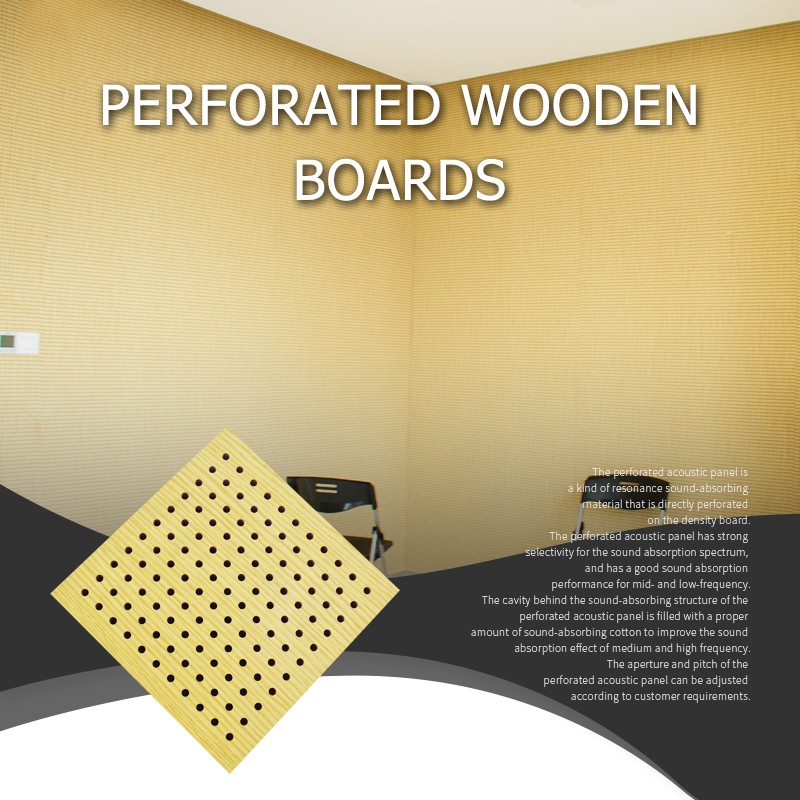 Perforated Wooden Boards