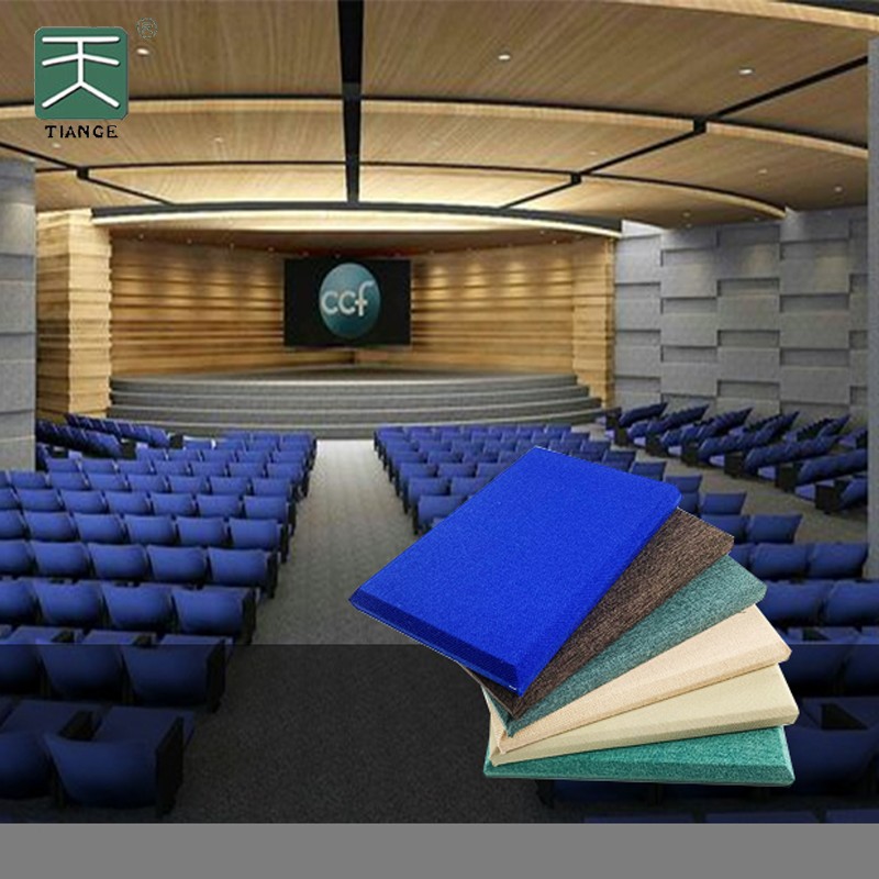 Fabric Wrapped Wall Panels For Auditorium