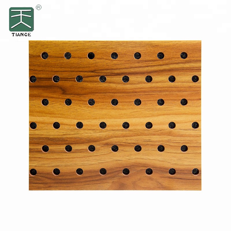 Perforated Timber Panels For Auditorium