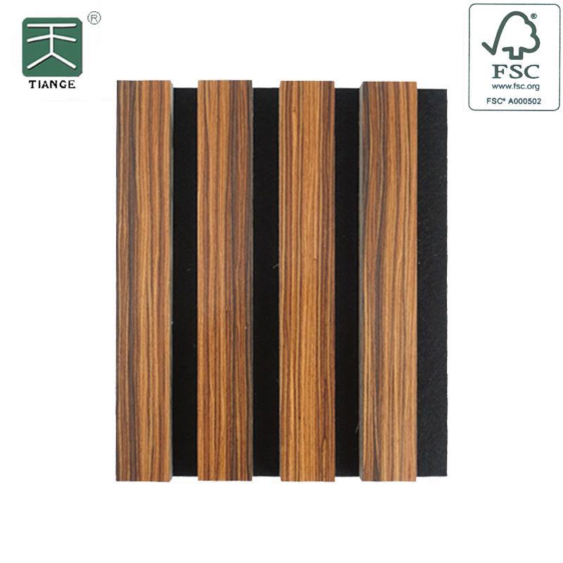 Slatted Wall Panels For Meeting Room