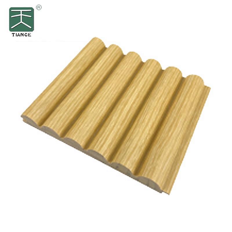 Curved Solid Wooden Fluted Panels