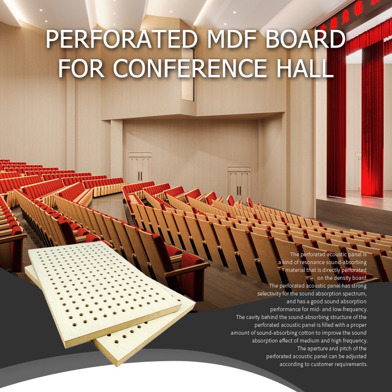 Perforated Mdf Board For Conference Hall