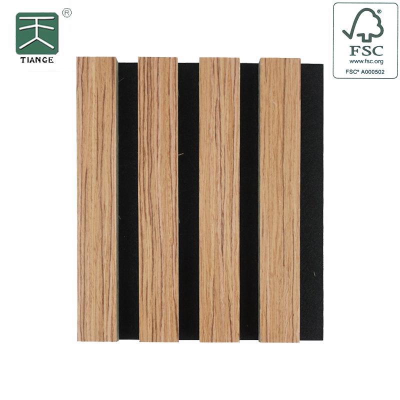 Slatted Wood Panels For Corners