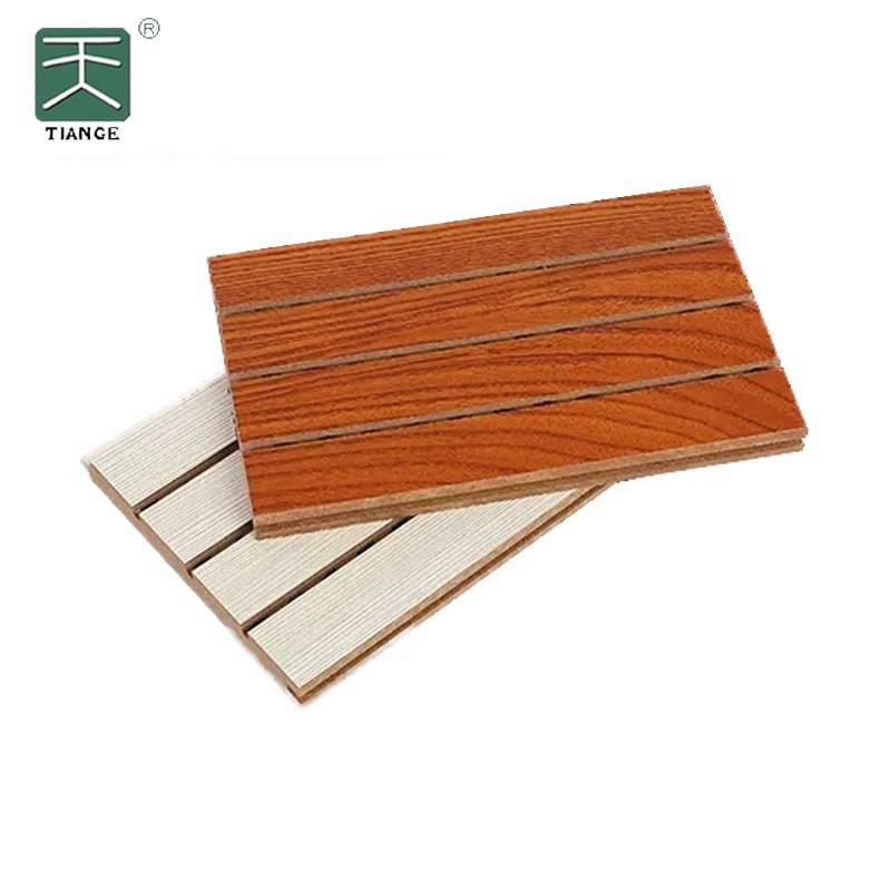 Grooved Timber Panels For Theater