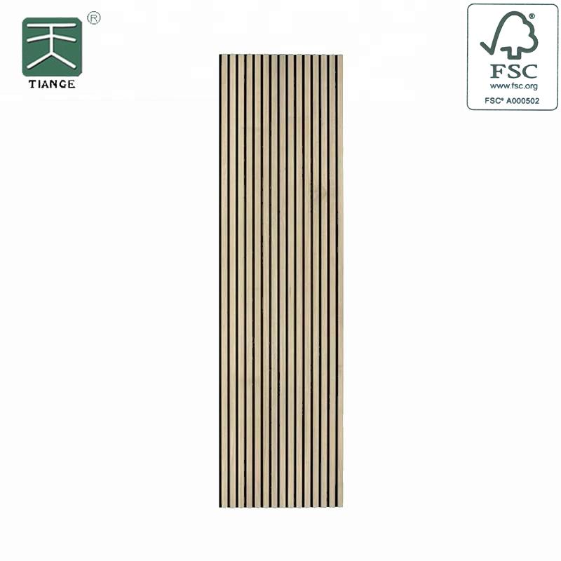 White Oak Slat Wood Panels For Office