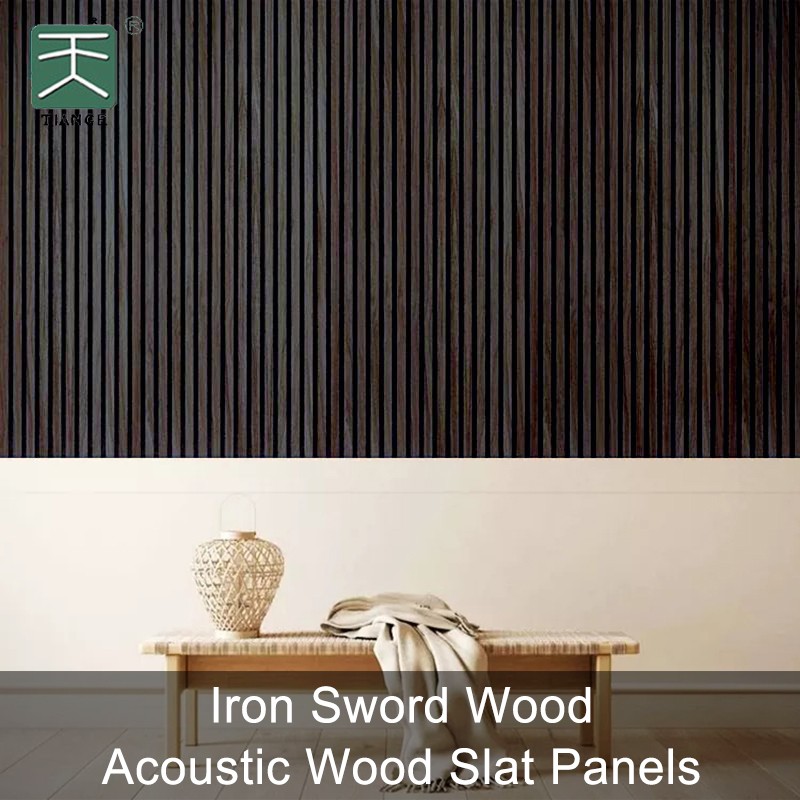 Iron Sword Wood Acoustic Wood Slat Panels-1