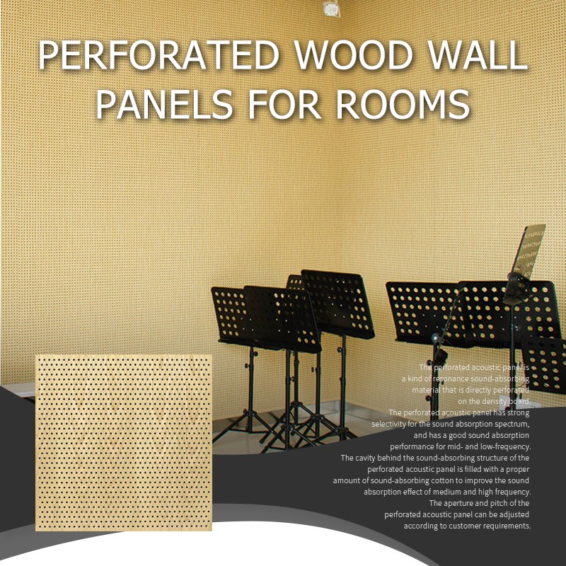 Perforated Wood Wall Panels For Rooms