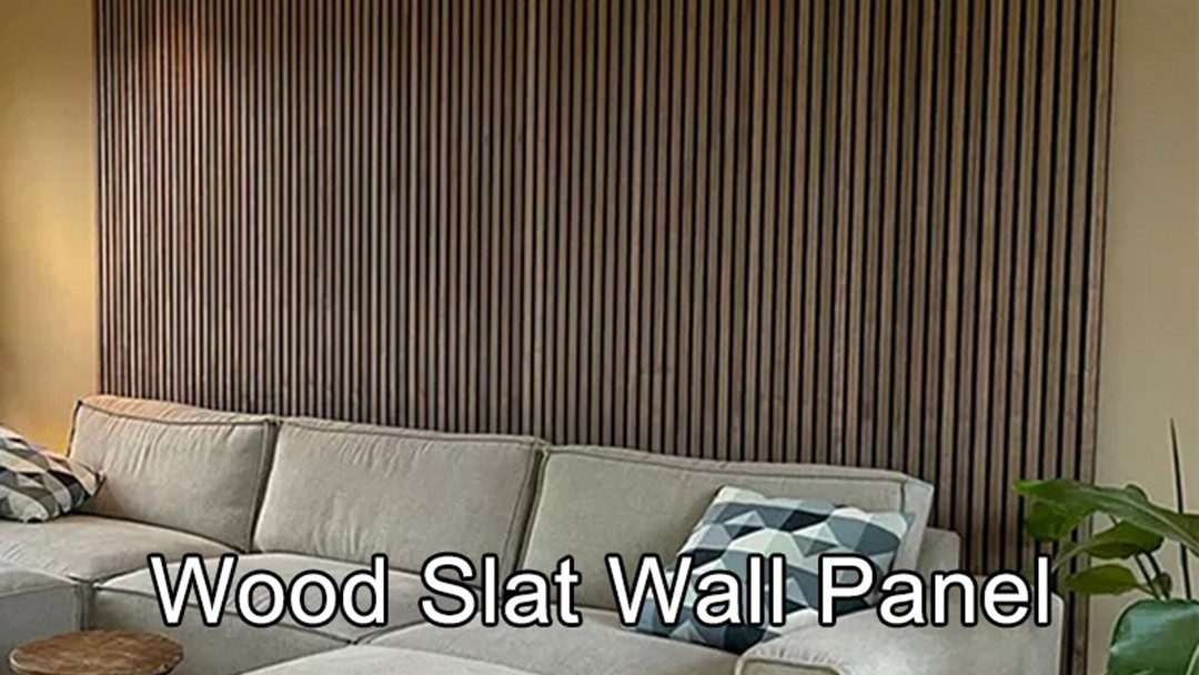 Wood Slat Wall Panels Come In A Smooth Finish