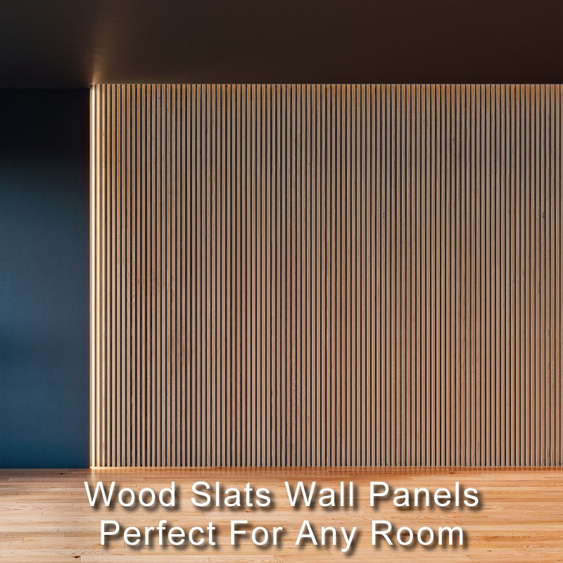 Wood Slats Wall Panels Perfect For Any Room