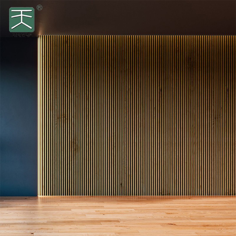 Classic Acoustic Oak Slat Wall Panel For Wall