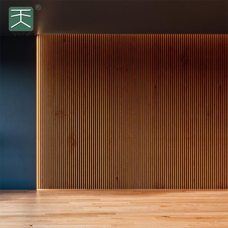 Natural Overture Slatted Oak Wall Panels