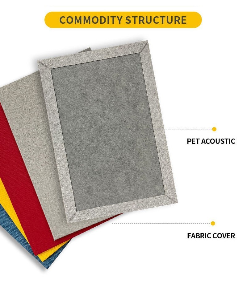 Eco-friendly Color Fiber Acoustic Panel-4