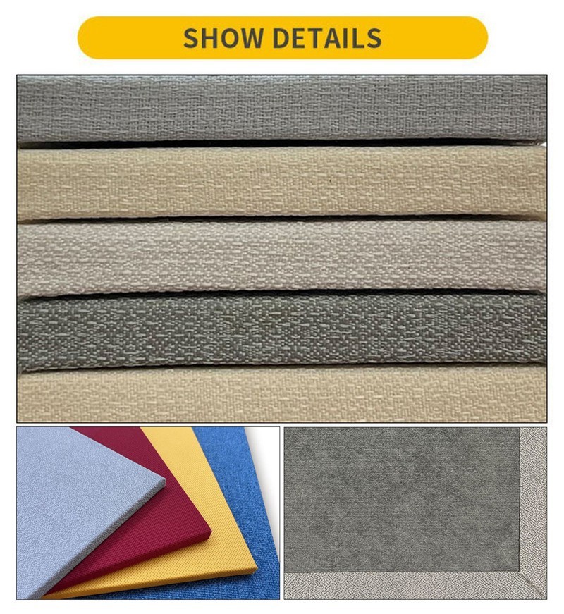 Eco-friendly Color Fiber Acoustic Panel-5