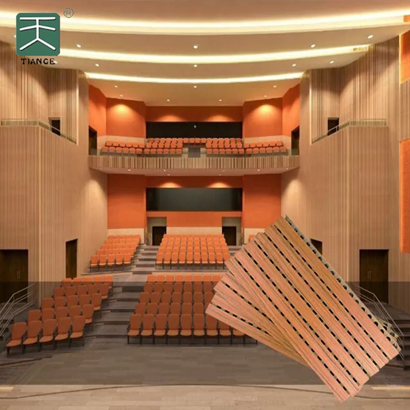 Beautiful Groove Panels For Concert Hall