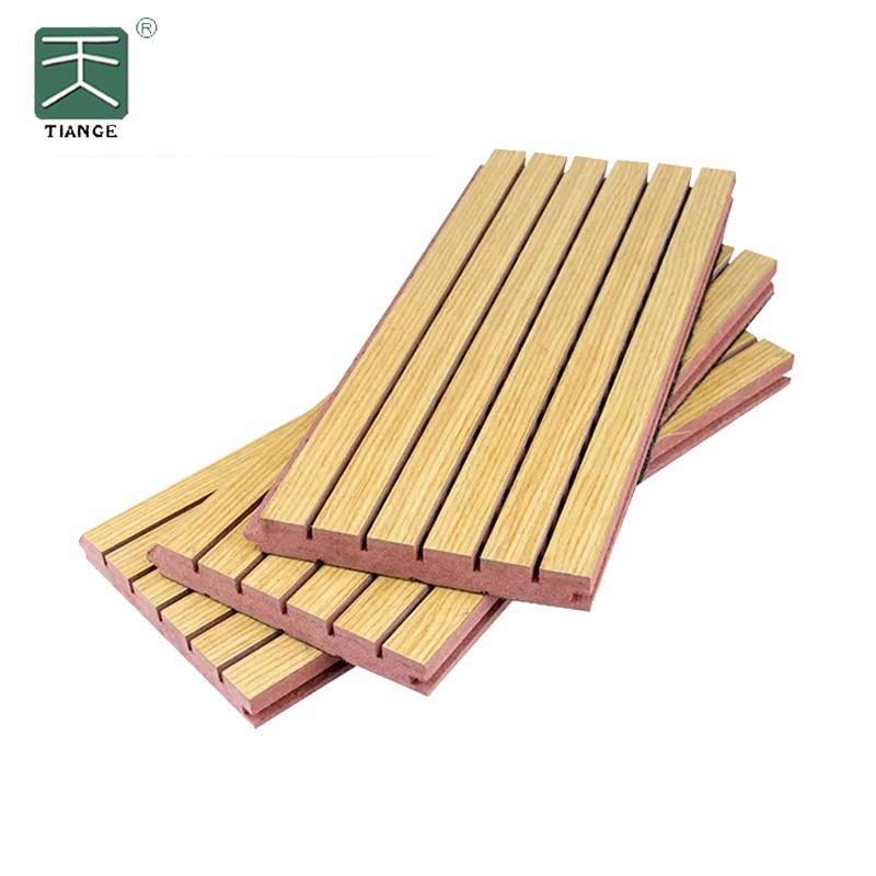 Wooden Grooved Panel For Conference Hall