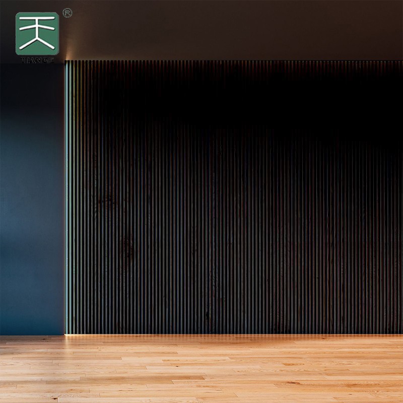 Fun And Essential Slatted Wall Paneling