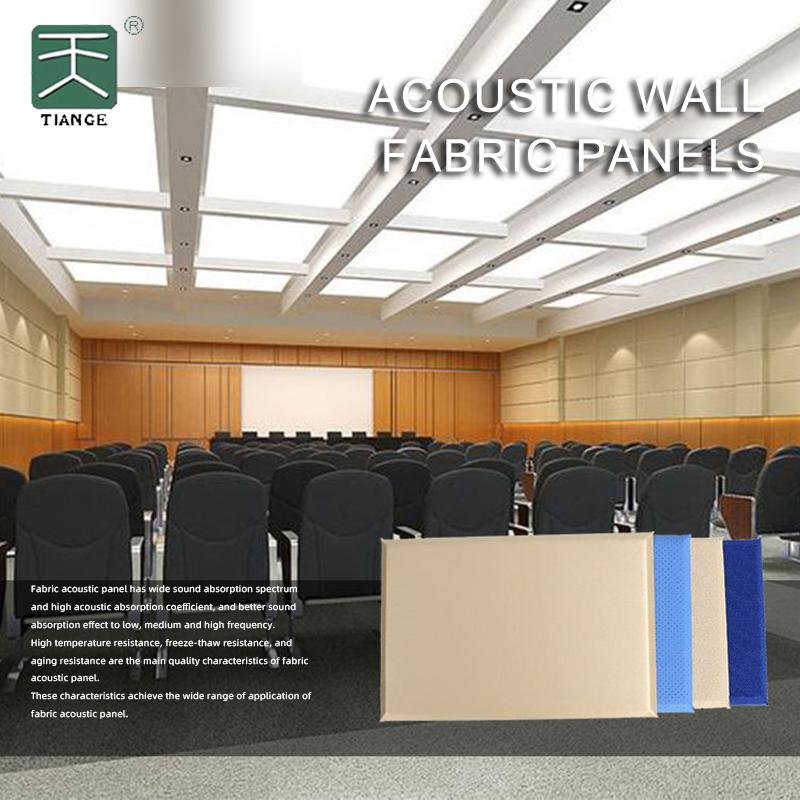 Acoustic Wall Fabric Panels For Noise Control-1