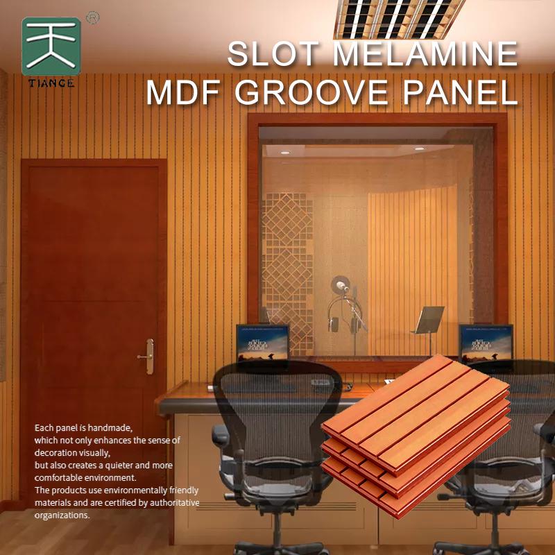 Slot Melamine Mdf Groove Panel-1