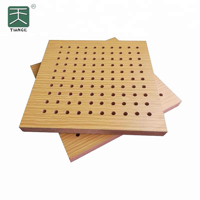 Wooden Wall Acoustic Perforated Board Panels