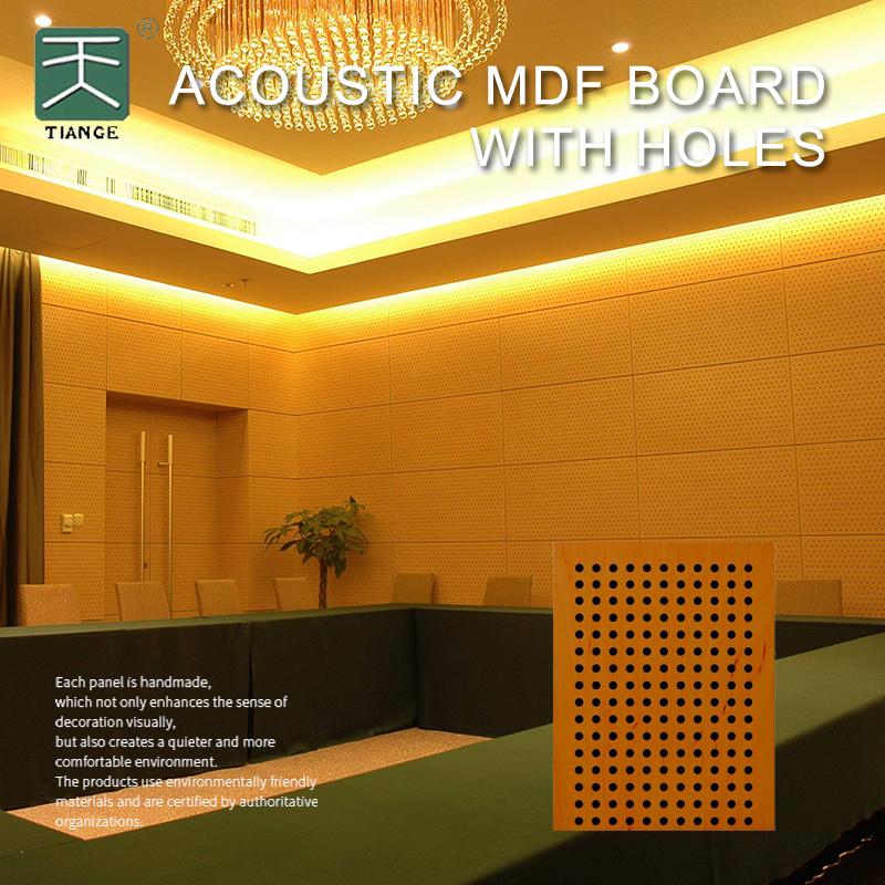 Acoustic Mdf Board With Holes