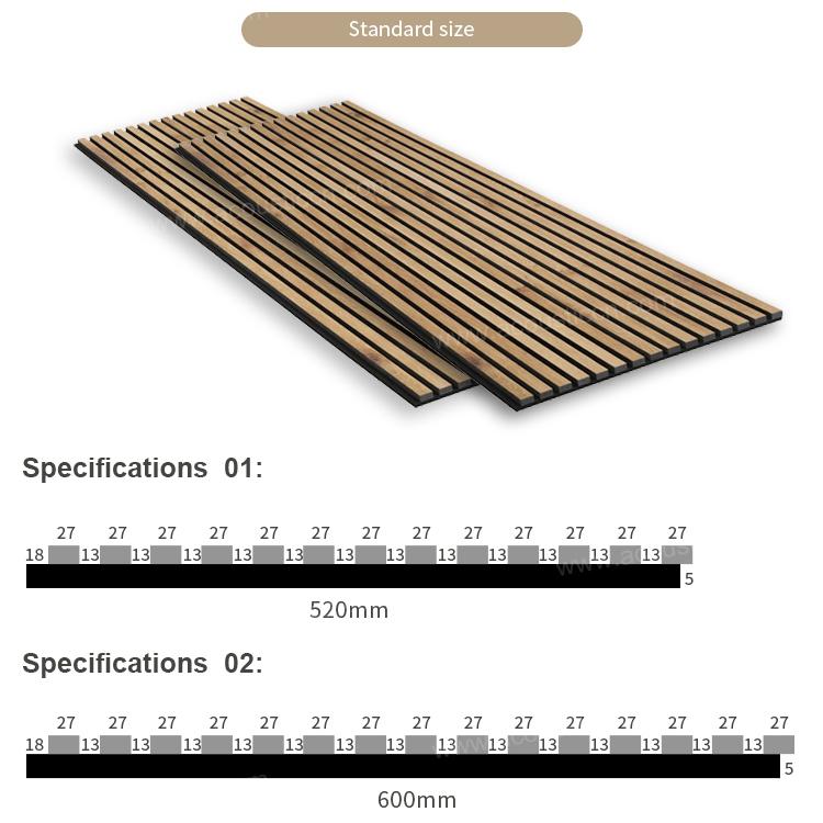 Acoustic Wood Wall Vertical Slat Panels