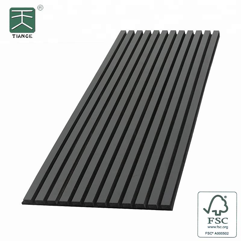 Natural Acoustic Wooden Slats Wall Panels