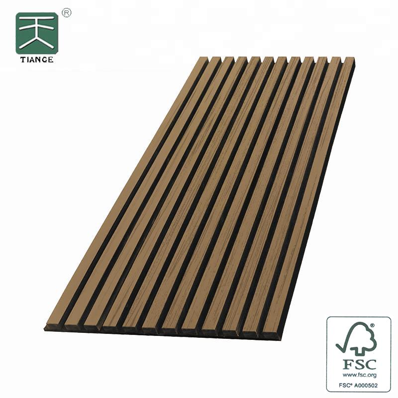 Wholesale Acoustic Decorative Slat Wood Panels